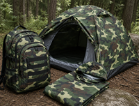 Vente en gros usine Tissu Oxford 200D-600D camouflage résistant aux intempéries pour équipement tactique et bâche de protection de machines