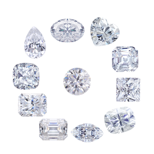 Authorized Certificate Moissanite Stones Fancy Cut DEF VVS Moissanite Brilliant Cut Moissanite Diamonds Fancy <b>Shape</b> 1CT - Product Image 2