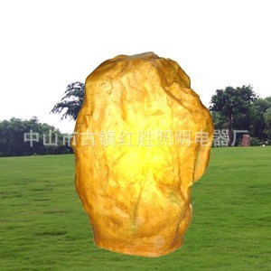Solar Powered <b>Rock</b> <b>Lamp</b> Led Lawn Light Ip65 Water Resistant Garden Outdoor Lighting 2700K Warm White - Product Image 3