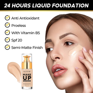 Cosméticos Maquillaje <span class=keywords><strong>Base</strong></span> de maquillaje Etiqueta privada Belleza <span class=keywords><strong>24</strong></span> horas <span class=keywords><strong>Super</strong></span> <span class=keywords><strong>Stay</strong></span> Maquillaje <span class=keywords><strong>Base</strong></span> líquida Maquillaje a prueba de agua y mate - Product Image 2