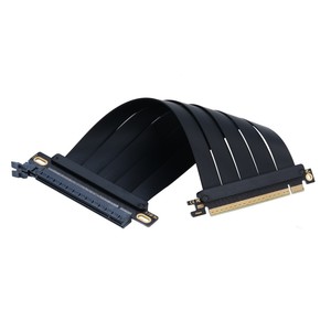 Câble PCI-E 4.0 20cm PCIE X16 en cuivre, extension de carte graphique GPU à 180 degrés pour RTX4090/4080Ti/RX6700XT/6800XT, haute qualité - Product Image 4