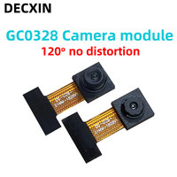 Modul Kamera HD DECXIN OG0328 0.3MP 120 derajat Bebas Distorsi 24pin K210/STM32 Papan Pengembangan Antarmuka DVP 21MM