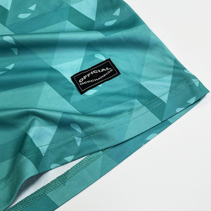 Camiseta de Fútbol Personalizada de Gran Tamaño, Diseño de Impresión por Sublimación, Transpirable, de Secado Rápido, Antibacteriana, Informal, Deportiva, 100% Poliéster - Product Image 6