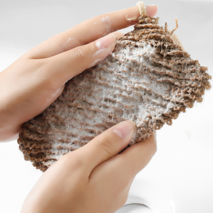 Xu Hướng Mới 9*14Cm Sinh Thái Thân Thiện Tự Nhiên Salu Xà Phòng Saver Túi Với Hạt Cây Gai Dầu Phân Hủy Sinh Học Loofah Xà Phòng Lưới Túi Lưới - Product Image 6