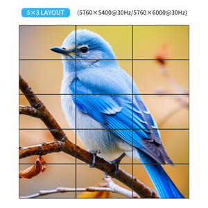 8K ตัวประมวลผลผนังวิดีโอแบบ Ultra HD และตัวควบคุมสำหรับการแสดงผลหลายหน้าจอผนัง LED/LCD ห้องควบคุมและ <span class=keywords><strong>VR</strong></span> - Product Image 4