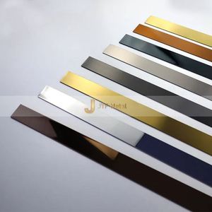 LL308 Customized Size PVD Black Gold Mirror Stainless Steel 304 Waterproof Durable Easy Installation Modern Design Apartment - Product Image 3