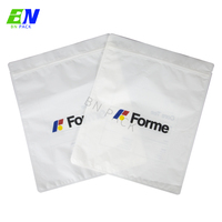 Sacs en plastique personnalisés avec logo, 100 sacs zoomables en poly pour la livraison, emballage de vêtements de sport, biodégradables à fermeture éclair
