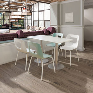 Muebles Yicai, <span class=keywords><strong>mesa</strong></span> de comida rápida de cuatro plazas y sillas de comedor para la escuela, <span class=keywords><strong>cantina</strong></span>, té de la leche, tienda de aperitivos, personal del restaurante - Product Image 4