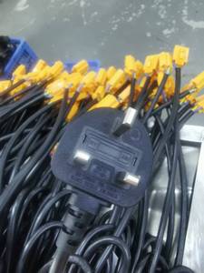 Cabo de Extensão de Energia AC à Prova d'Água JIAHUI 3 Pinos IP20/IP22 1,22m Plugue UK 3 Núcleos Material PVC Desencapado para Eletrodomésticos e Computadores - Product Image 2