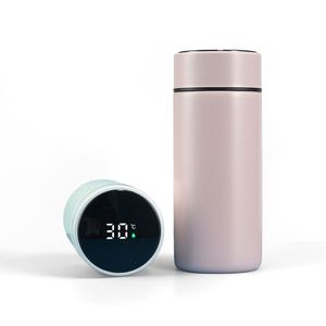 Promotional <b>Drinkware</b> Cup Smart Thermometer Water Cup 304 Stainless Steel Temperature Display Business Gift Straight Cup - Product Image 2