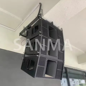 Q1 Double enceintes Line Array 2 voies 10 pouces passives/actives, équipement professionnel audio, vidéo et éclairage de scène, étanche, en bois - Product Image 1