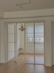 Sistema di Porte Scorrevoli Pieghevoli Esterne <span class=keywords><strong>in</strong></span> Alluminio e <span class=keywords><strong>Vetro</strong></span>, <span class=keywords><strong>Porta</strong></span> Doppia Pieghevole per Camera da Letto e Villa, Antivento - Product Image 3