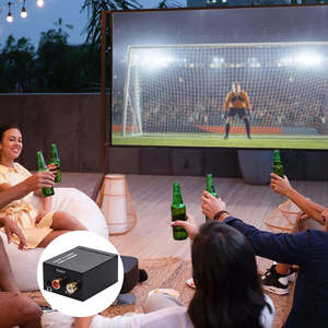 Adaptateur numérique SPDIF coaxial vers signal analogique stéréo L/R et 3,5 mm, convertisseur audio optique vers RCA pour <span class=keywords><strong>Blu</strong></span>-<span class=keywords><strong>ray</strong></span>/DVD/ - Product Image 5