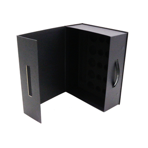 Caja Grande Personalizada para Aceites Esenciales, Suero para el Cuidado de la Piel y Perfume, Empaque de Regalo Magnético de Papel Kraft con Grabado - Product Image 2
