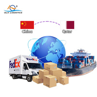 Service logistique de livraison porte-à-porte de la Chine au Qatar Express DDP avec transitaire LCL Dropship