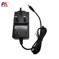 Alimentation électrique AC/DC murale personnalisable, protection intégrée, 12V 2.5A, prise UK, pour éclairage LED – Approvisionnement direct usine