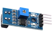 TCRT5000 Modul Sensor Jalur Penghalang Sakelar Fotolistrik IR Reflektif Inframerah Biru