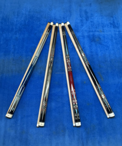Handmade long decal Canadian Maple 58 inch 1/2 joint 12.5mm nine-ball billiard sport Taco cue - Product Image 1