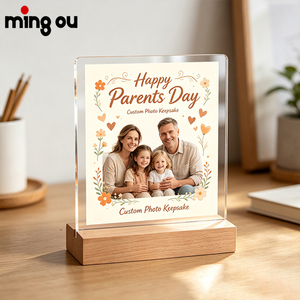 Targa in Acrilico <span class=keywords><strong>Personalizzabile</strong></span> con Stampa UV e Supporto in <span class=keywords><strong>Legno</strong></span>, Gadget per Eventi Aziendali, Cornice Espositiva Personalizzata Disponibile - Product Image 4