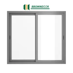 Minetal simple design Best selling aluminum frame thermal break double glazing glass casement window
