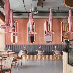 Plafonnier de style français, forme ovale, design floral en tissu, lampe LED à économie d'énergie pour restaurant, hôtel, maison d'hôtes, salle de banquet - Product Image 1