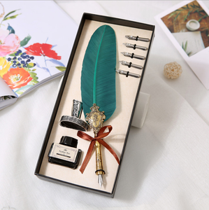 2026 Writing Quill Set Ink Dipped in <b>Water</b> Personalized Gifts Various Styles Retro Calligraphy Quills - Product Image 5