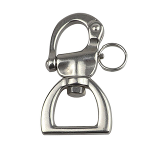 Nóng bán thép không gỉ 304 <span class=keywords><strong>D</strong></span> vòng xoay Snap còng ngành công nghiệp nặng cung mô hình rộng vải nhanh chóng kết nối còng nâng - Product Image 1