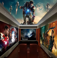 Papier peint 3D Marvel Avengers Thème Hulk Bar Restaurant Papier peint Internet Cafe Gym Mural