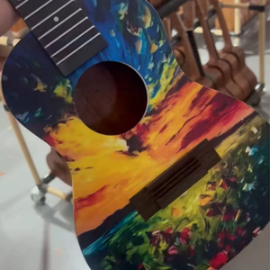 Ukelele con Impresión UV de 21 y 23 Pulgadas, Guitarra Acústica con Diseño Gráfico Impreso Digitalmente, con Patrones Personalizados para Principiantes, OEM - Product Image 2