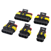 Connecteur d'alimentation automatique rapide à 6 broches, mâle vers femelle, 1 2 3 4 5 6 broches, connecteurs rapides étanches TE AMP