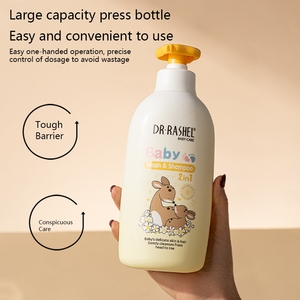 <span class=keywords><strong>Dr</strong></span>. Rashel Baby 2 en 1 Wash & Shampoo, 500ml Tamaño grande Champú de color de cabello calmante de larga duración para bebé - Product Image 6