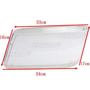 2 pièces, couvercles de lentilles de phares de voiture gauche et droite, couvercles de phares de remplacement pour VW Jetta Bora MK4 1999 2000 2001 2002 2003 2004 2005 - Product Image 6