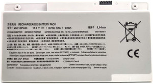 Pin Thay Thế Cho Máy Tính Xách Tay BPS33 Cho Pin Máy Tính Xách Tay Sony SVT-14 <span class=keywords><strong>Vaio</strong></span> Pin SVT-15 T14 T15 Màn Hình Cảm Ứng Ultrabook Pin VGP-BPS33 - Product Image 3