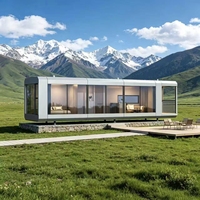 Maison capsule préfabriquée modulaire en acier Royalstar F40 avec panneau solaire et design respirant pour bureau, usage extérieur et solution hôtelière