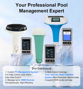 Moniteur de qualité de l'eau flottant 2-en-1 pour <span class=keywords><strong>piscine</strong></span> avec capteur de <span class=keywords><strong>pH</strong></span> et de température et transmission des données vers PC pour les distributeurs - Product Image 6