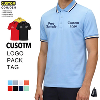 Chemise pour uniforme à bas prix, broderie personnalisée, polo d'entreprise, vêtements de travail, publicité commerciale, polos promotionnels pour hommes