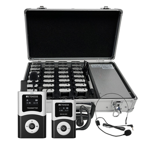 Phiên bản nâng cấp mới nhất hệ thống hướng dẫn du lịch không dây chống nhiễu truyền tín hiệu kỹ thuật số retekess t130u t131u - Product Image 1