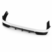 Spoiler Body Kit Eksterior Modifikasi Aksesoris Upgrade GOFY Rear Bumper Lip Li Auto MEGA Vacuum Formed PP Diffuser yang Dipoles