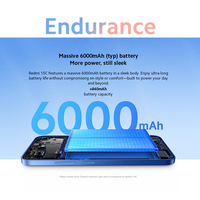 Smartphone Xiaomi Redmi 15C Baru Versi Global Layar 6.9 inci 120Hz MTK Helio G81-Ultra Baterai 6000mAh Pengisian Daya 33W Kamera 50MP