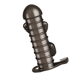 Male Wolf Tooth <b>Vibrating</b> Penis Cover, Extended Length, Crystal Cover, Enlarged and Thickened <b>Couple</b> Supplies - Product Image 1