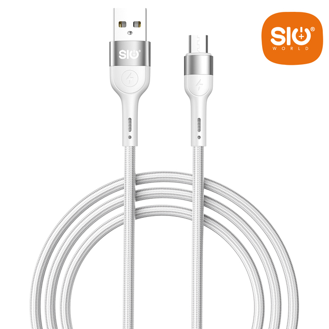 Wholesale High-density Nylon 3A IOS Micro USB Data Cable with Braid Shielding Fast Charging