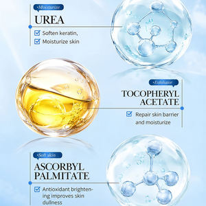 Crème pour les pieds à 40% d'urée avec palmitate d'ascorbyle, acétate de tocophérol et urée pour adultes, fabricant OEM ODM, étiquette privée - Product Image 5