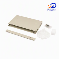 Unité ODF professionnelle 12 ports, 1U, pour montage en rack, armoire terminale à fibres optiques vide, en acier 1,2 mm, compatible SC LC FC ST, personnalisable
