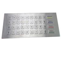 Clavier métallique étanche pour extérieur en acier inoxydable 40 touches