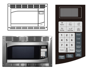 900W Automatic 25L Digital Control Built -in <b>Microwave</b> Oven for Household Built-in <b>Microwave</b> Oven - Product Image 3