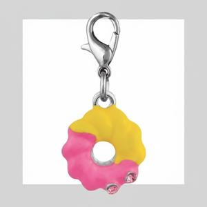 Portachiavi Charm Biscuit con accenti in cristallo per borsa o zaino - Product Image 2