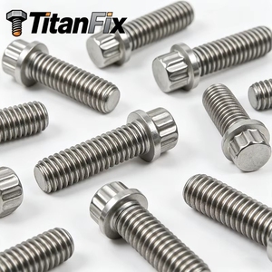 TitanFix - Pernos de Cabeza Hexagonal de Titanio GR5, Clase 10.9 12.9, Acabado Anodizado - Product Image 1