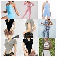 Conjuntos de ropa deportiva para yoga y fitness de marca al por mayor para mujer: conjunto a juego de chaqueta y pantalones cortos de 2 piezas para ropa informal de mujer