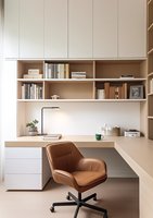 Table d'étude modulaire en bois avec étagère-Bibliothèque Bureau avec bibliothèque intégrée