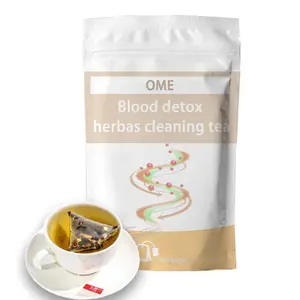 Custom package blood cleansing herbal tea lower high blood pressure sugar fat cleanse the body tissues of toxin